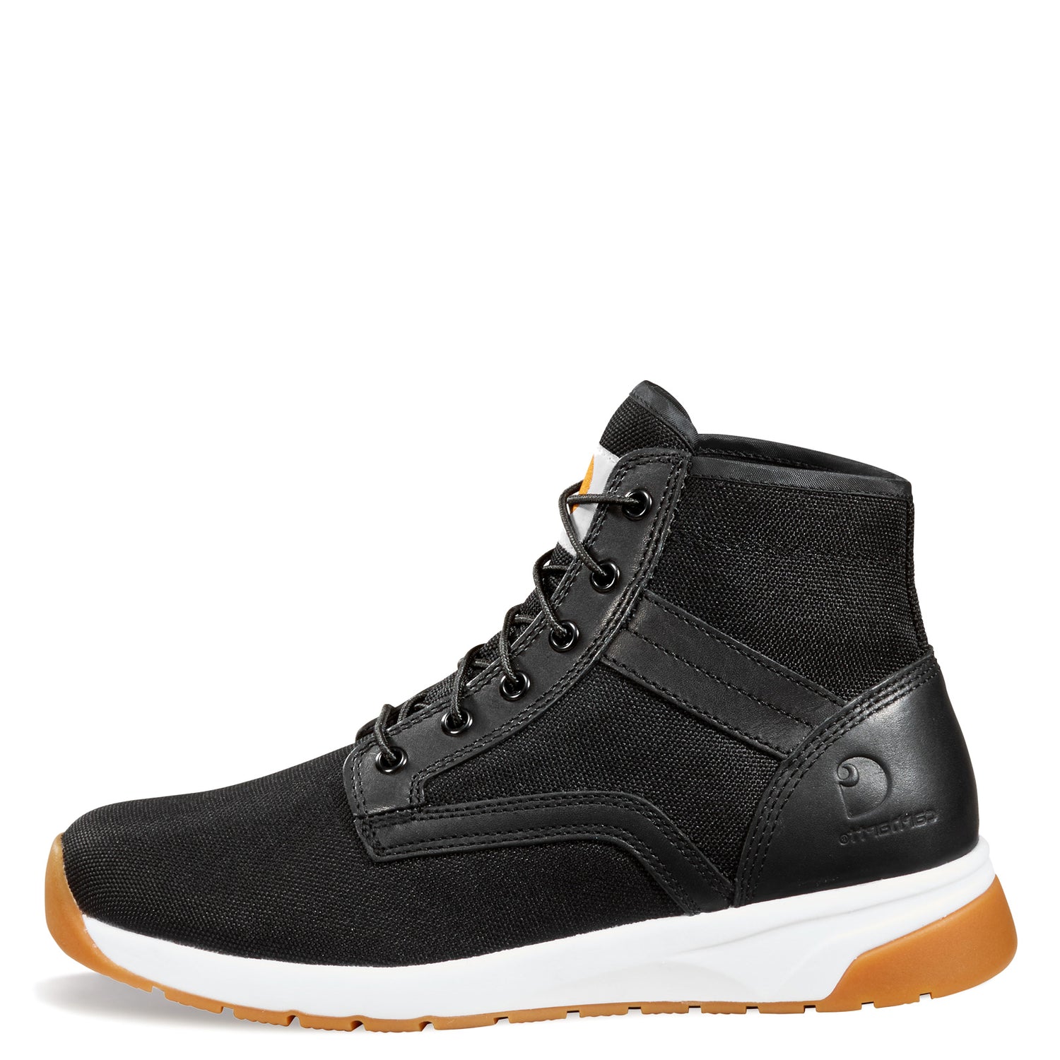 Peltz Shoes  Men's Carhartt Force 5 EH Nano Toe Work Boot BLACK FA5441-M