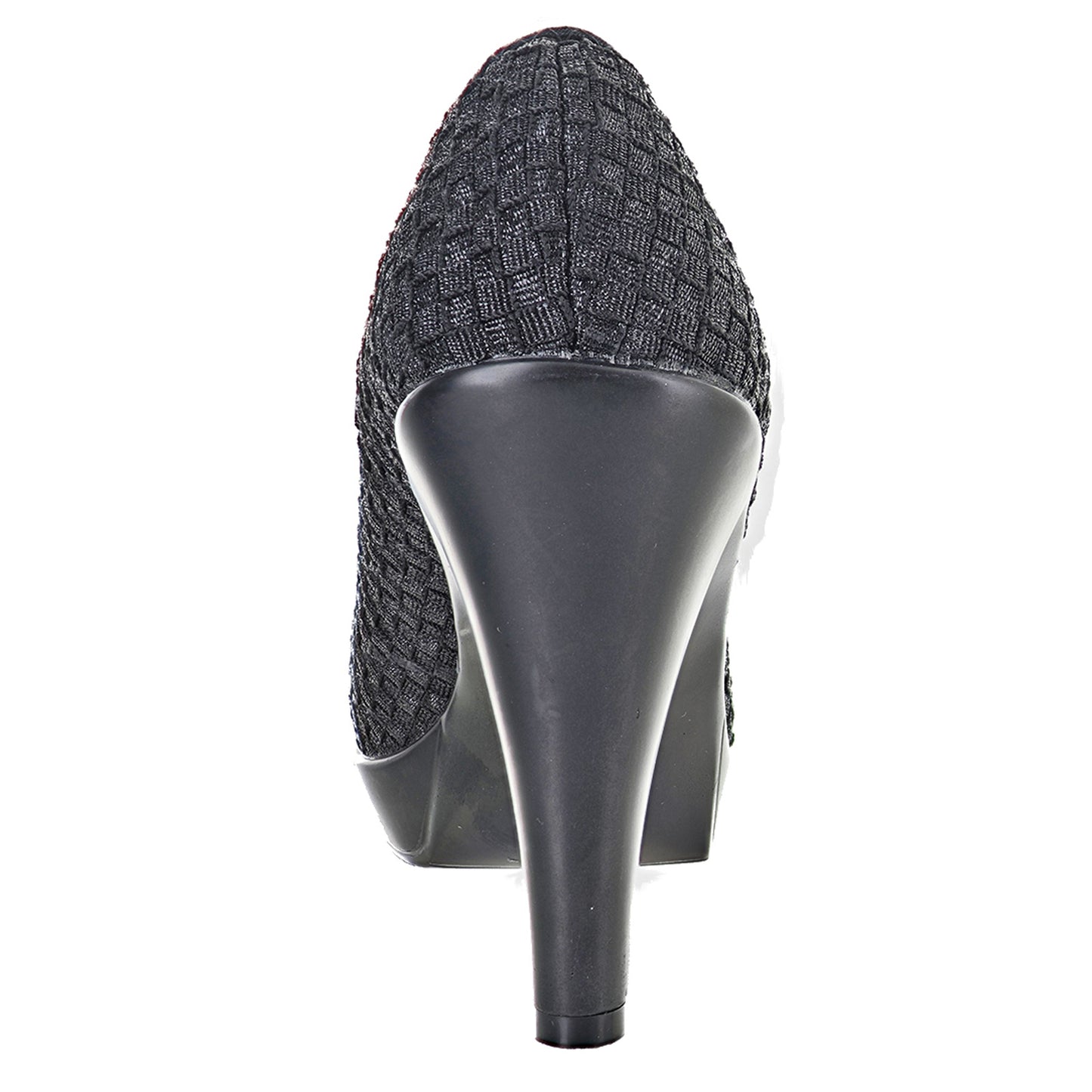Peltz Shoes  Women's Bernie Mev Fabulous Pump BLACK METALLIC FABULOUS BKMET