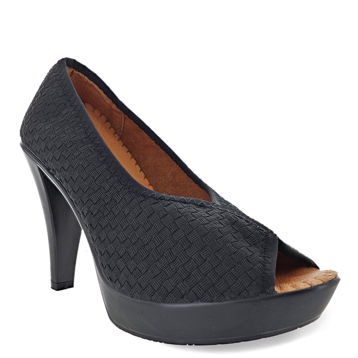 Peltz Shoes  Women's Bernie Mev Fabulous Pump BLACK FABULOUS BK