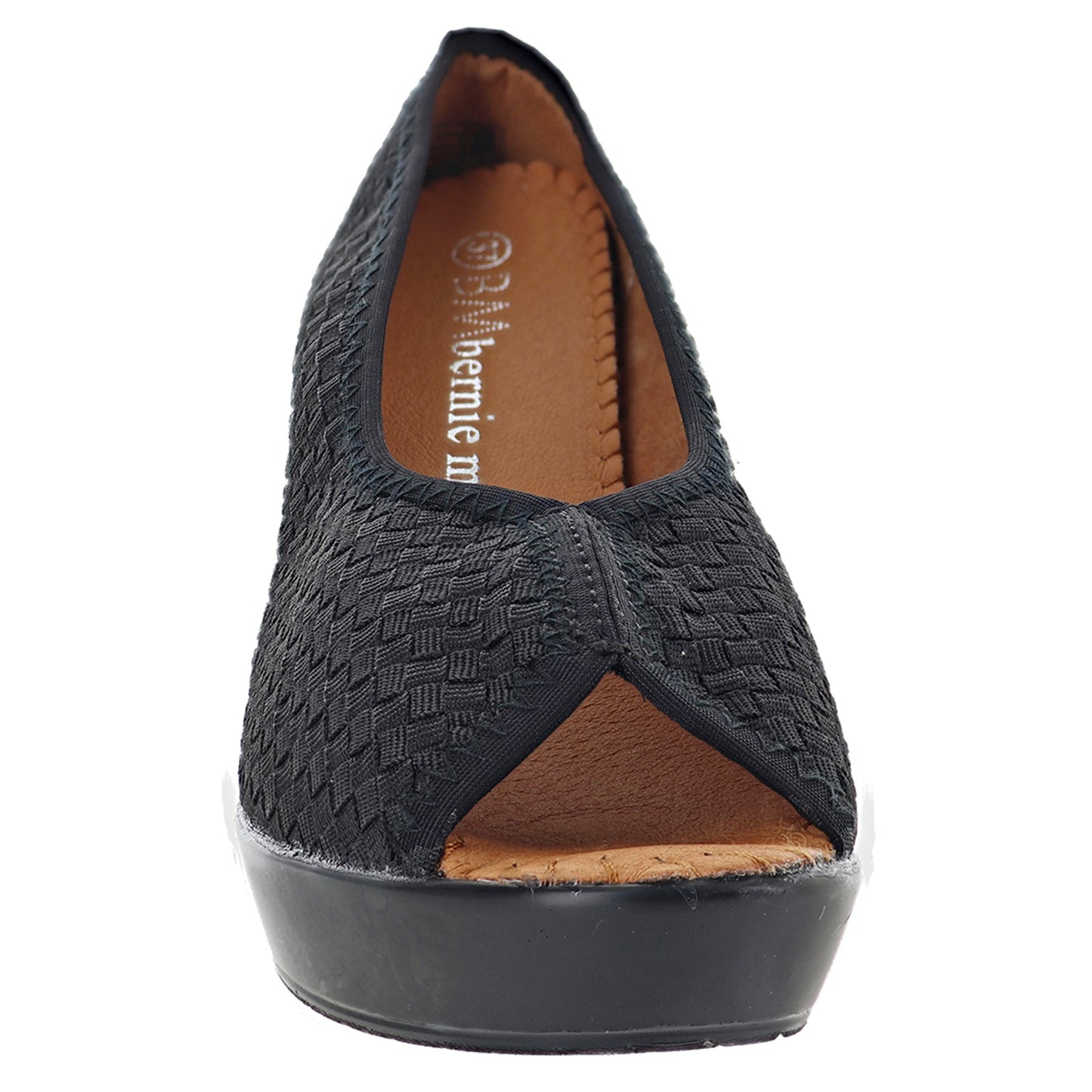 Peltz Shoes  Women's Bernie Mev Fabulous Pump BLACK FABULOUS BK