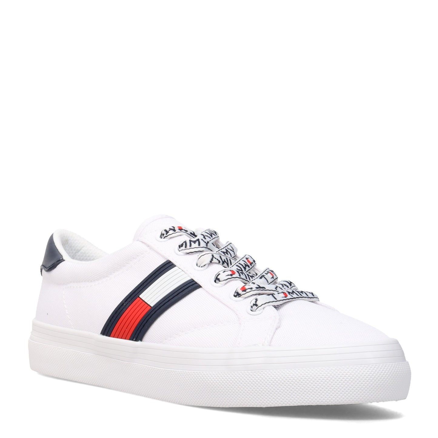 Peltz Shoes  Women's Tommy Hilfiger Fantim Sneaker WHITE FANTIM-WHITE