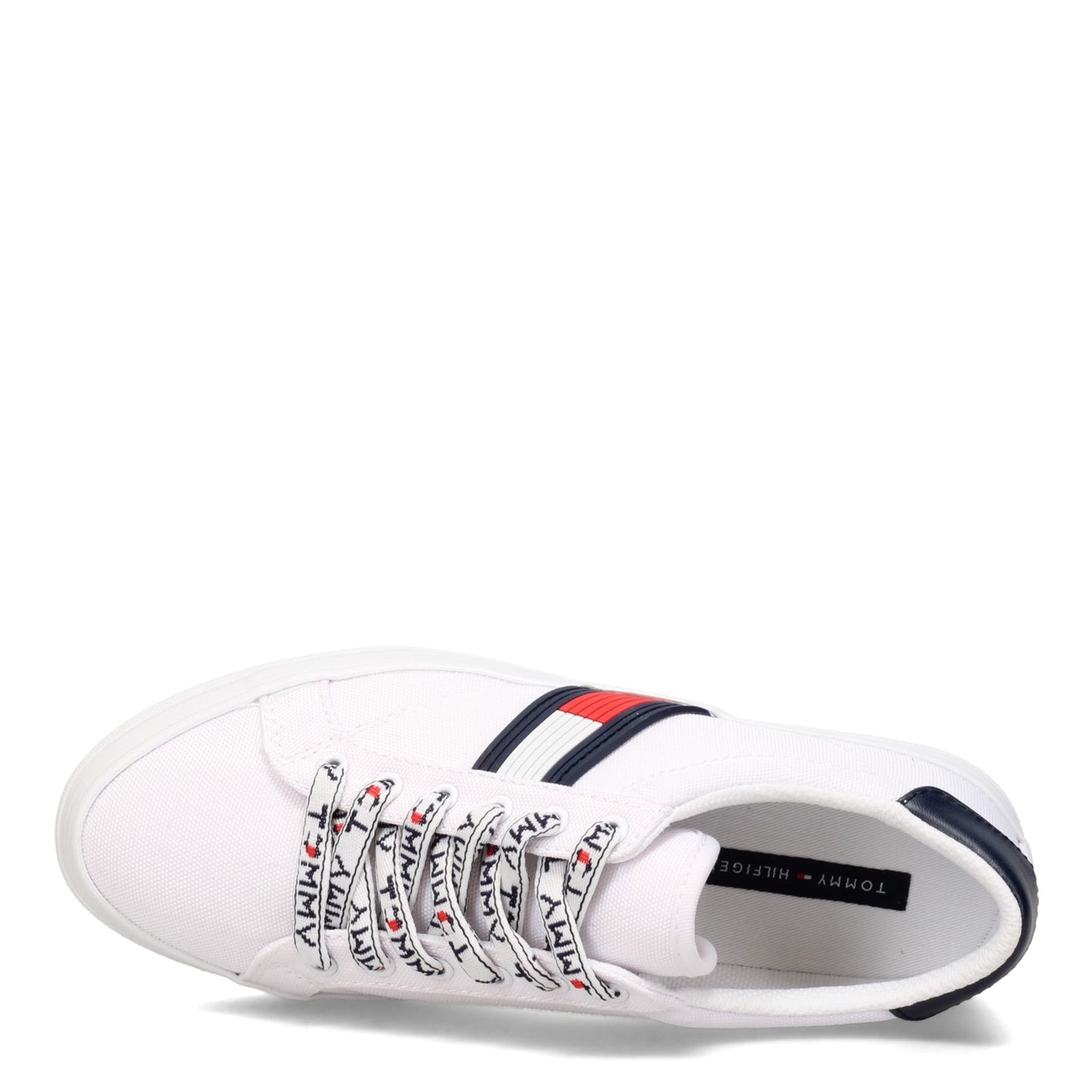 Peltz Shoes  Women's Tommy Hilfiger Fantim Sneaker WHITE FANTIM-WHITE