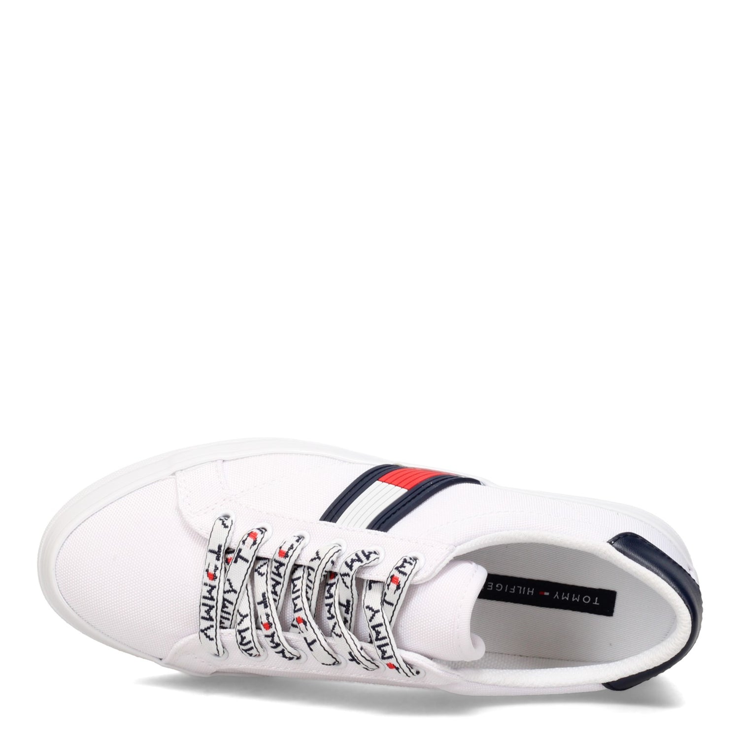 Peltz Shoes  Women's Tommy Hilfiger Fantim Sneaker WHITE FANTIM-WHITE