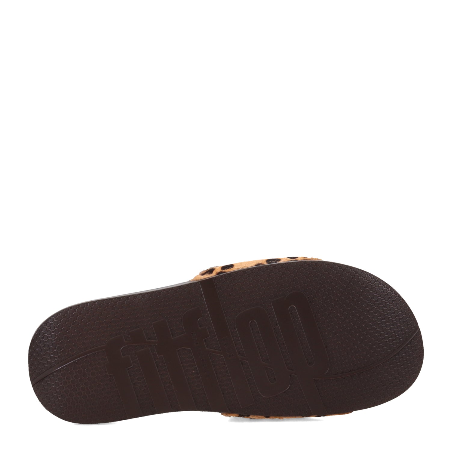 Peltz Shoes  Women's FitFlop iQushion Slide Sandal Leopard FE2-322