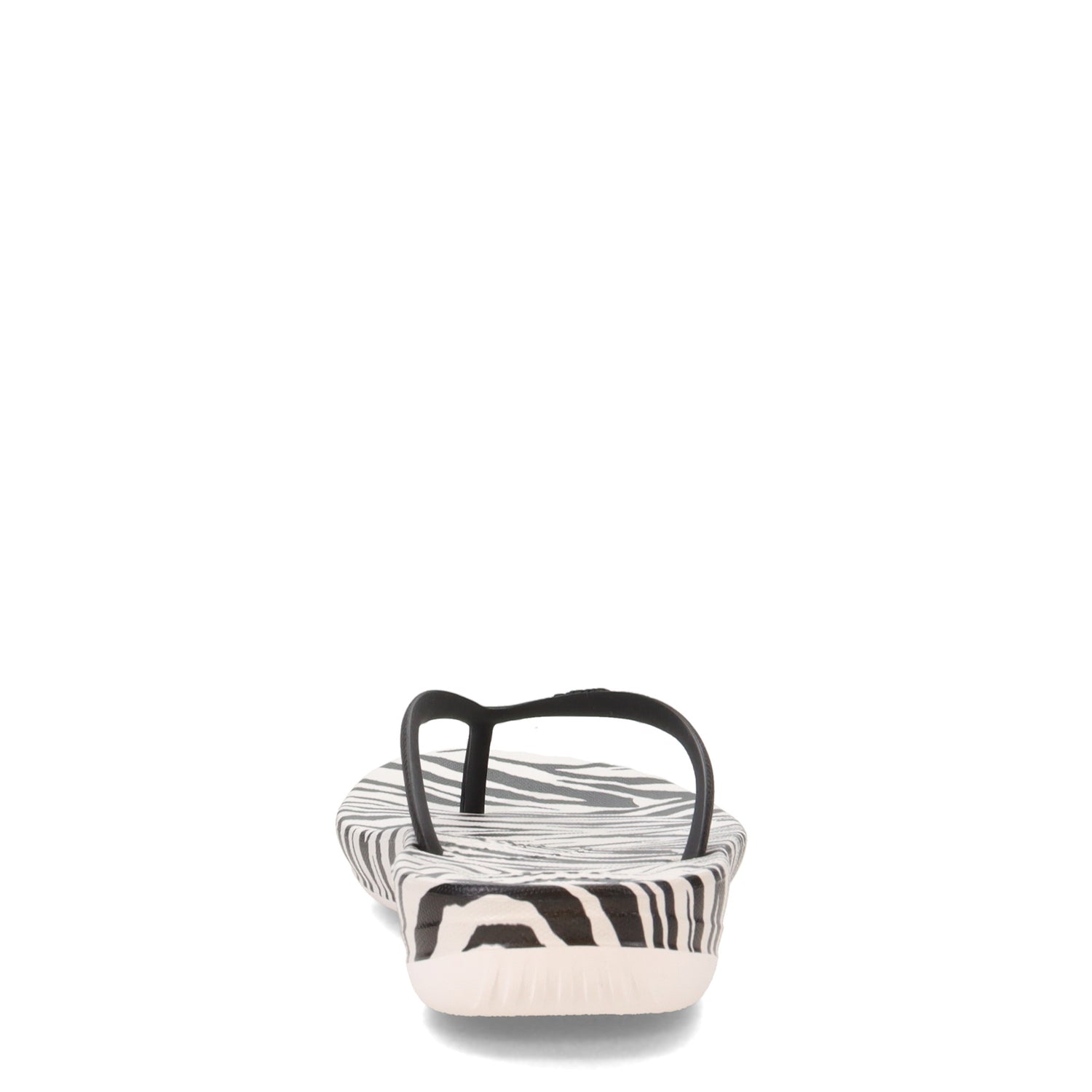 Peltz Shoes  Women's FitFlop iQushion Flip-Flop Zebra FE3-A13