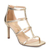 Peltz Shoes  Women's Unisa Fennie Sandal GOLD FENNIE-GOL01
