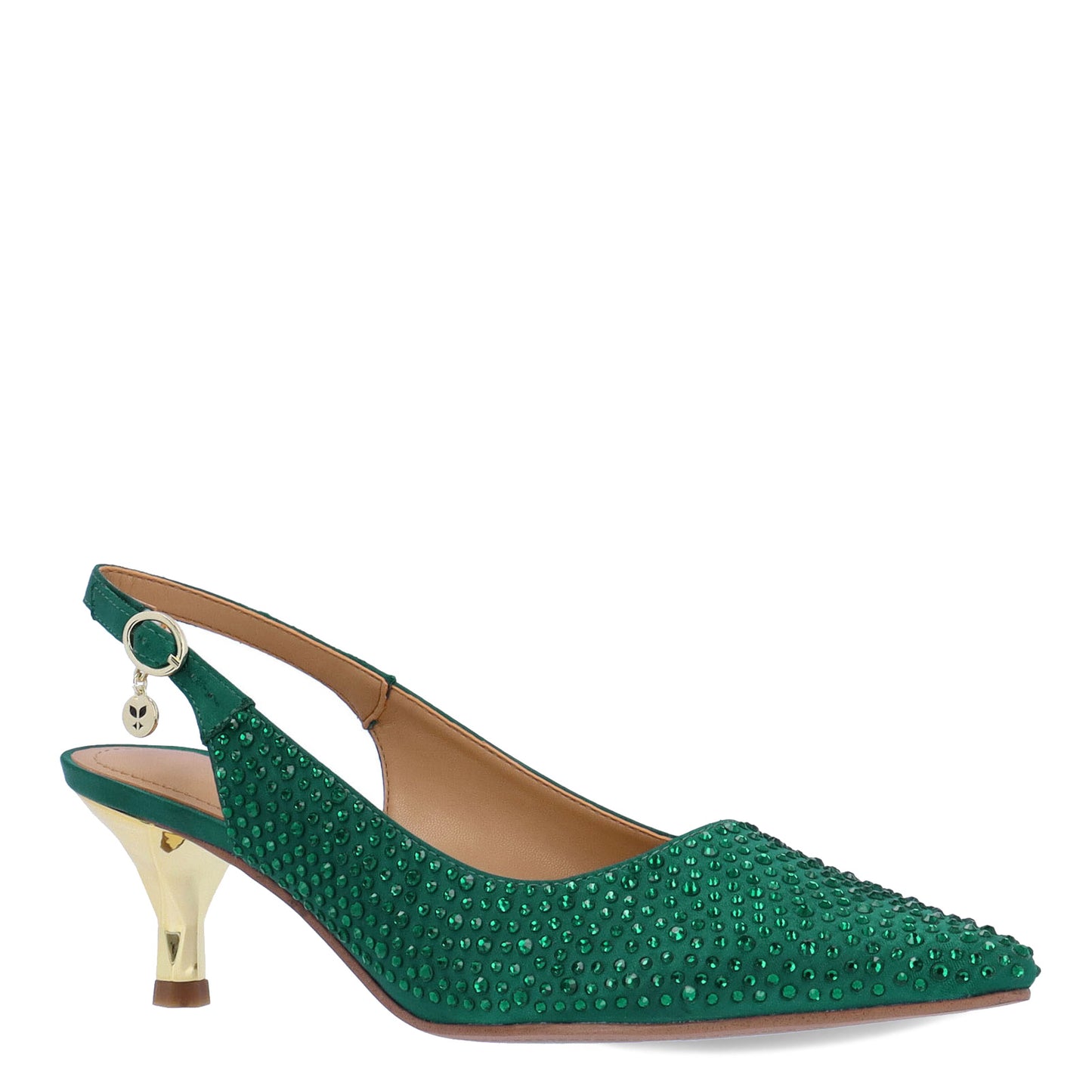 Peltz Shoes  Women's J Renee Ferryanne Pump Emerald Green FERRYA-SAEMG