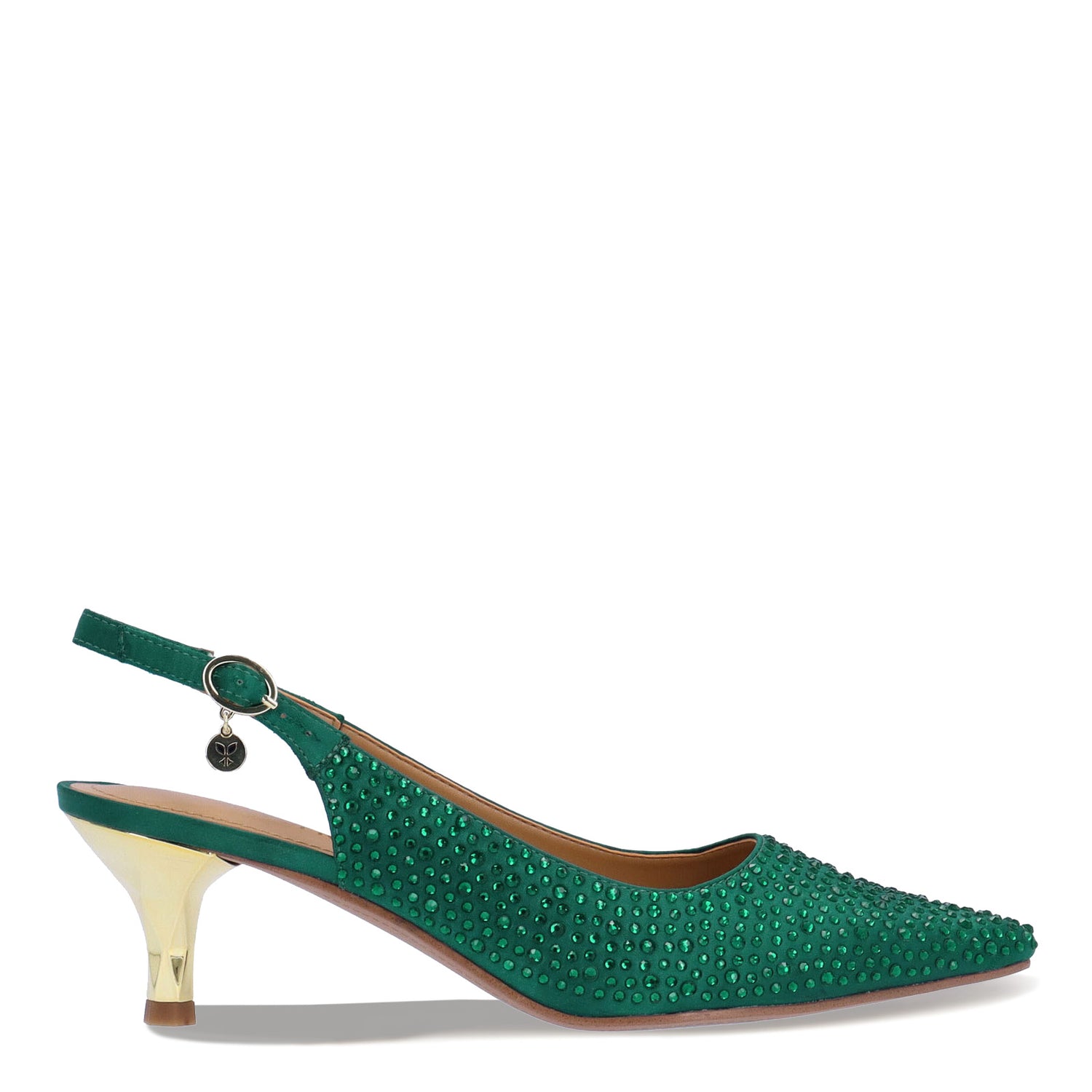 Peltz Shoes  Women's J Renee Ferryanne Pump Emerald Green FERRYA-SAEMG
