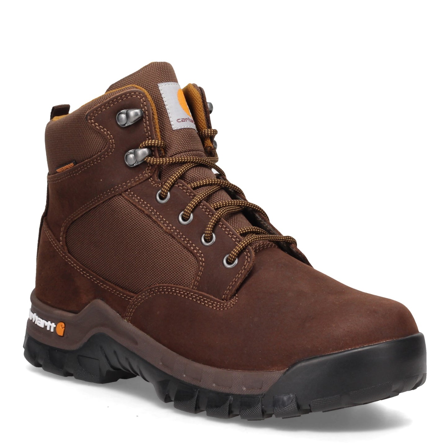 Peltz Shoes  Men's Carhartt Rugged Flex 6in Steel Toe Work Boot BROWN FF6213-M