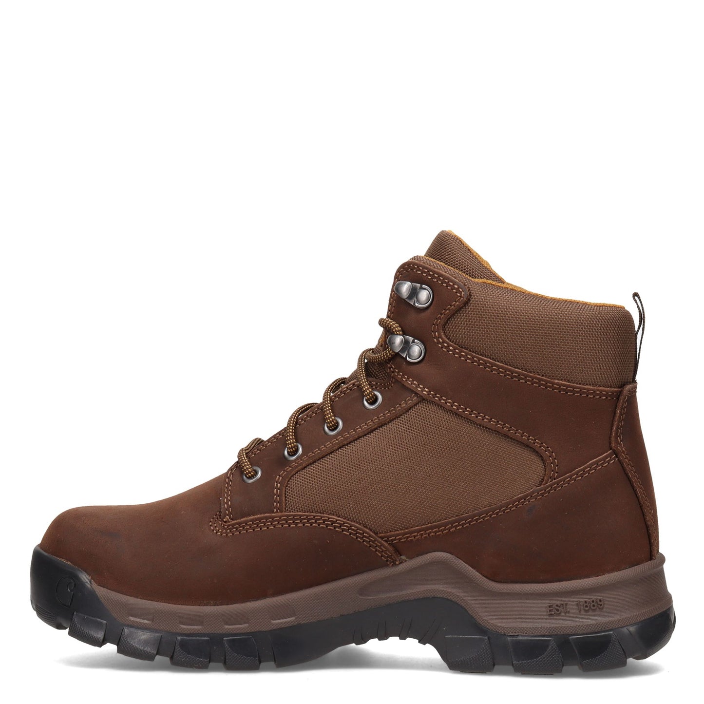 Peltz Shoes  Men's Carhartt Rugged Flex 6in Steel Toe Work Boot BROWN FF6213-M