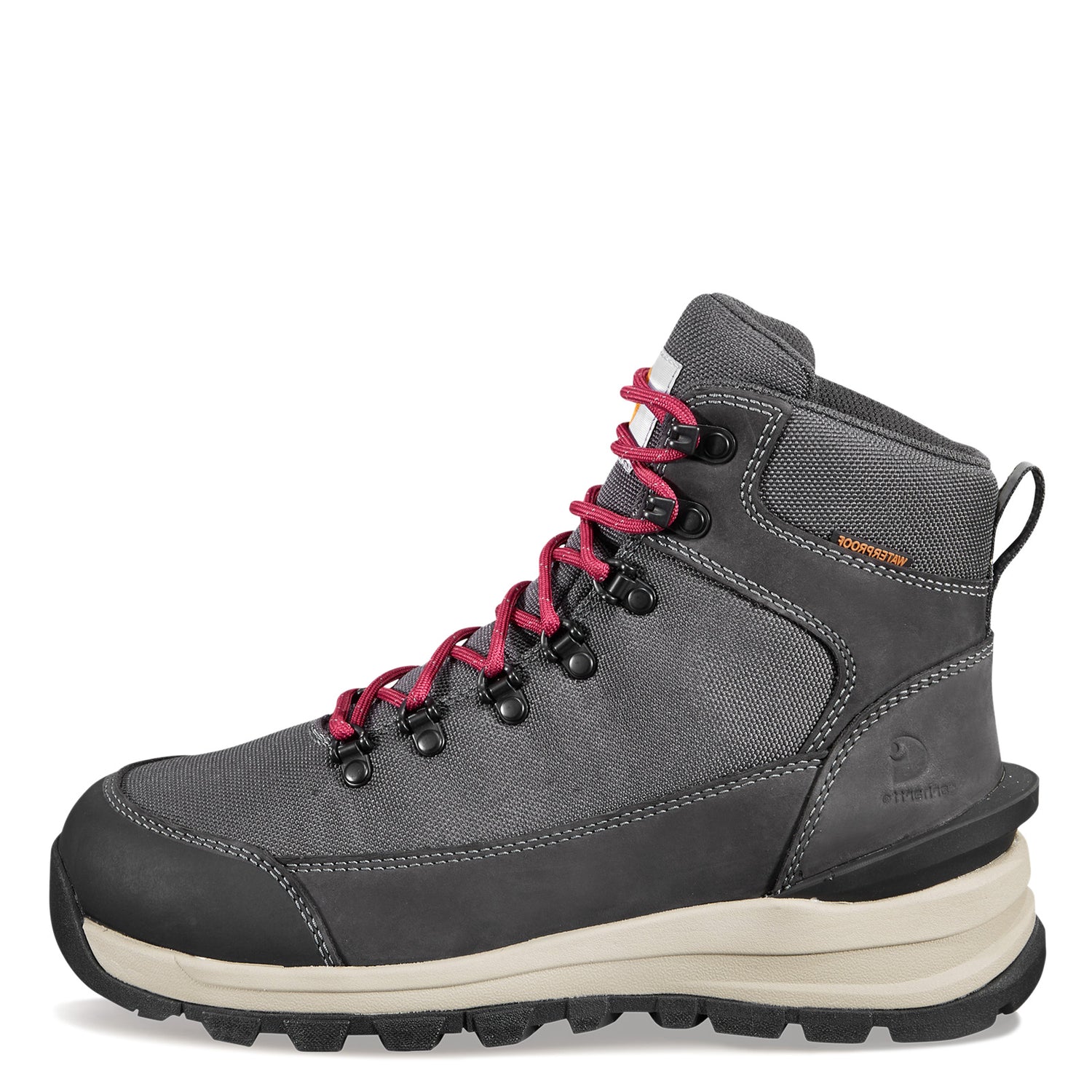 Peltz Shoes  Women's Carhartt Gilmore WP 5in Soft Toe Work Hiker Boot DARK GREY FH6087-W