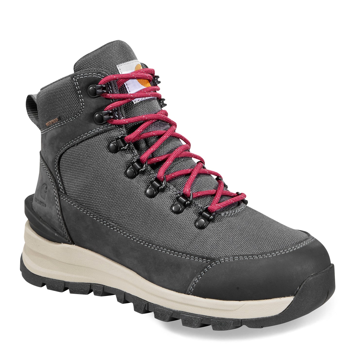 Peltz Shoes  Women's Carhartt Gilmore WP 5in Alloy Toe Work Hiker Boot GRAY FH6587-W