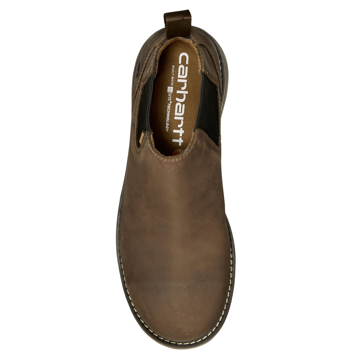 Peltz Shoes  Men's Carhartt Millbrook WR 4in Romeo Steel Toe Work Boot BROWN OILED FM4200-M