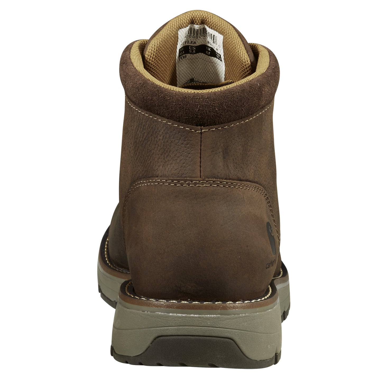 Peltz Shoes  Men's Carhartt Millbrook 5in Soft Moc Toe Wedge Work Boot DARK BROWN FM5010-M