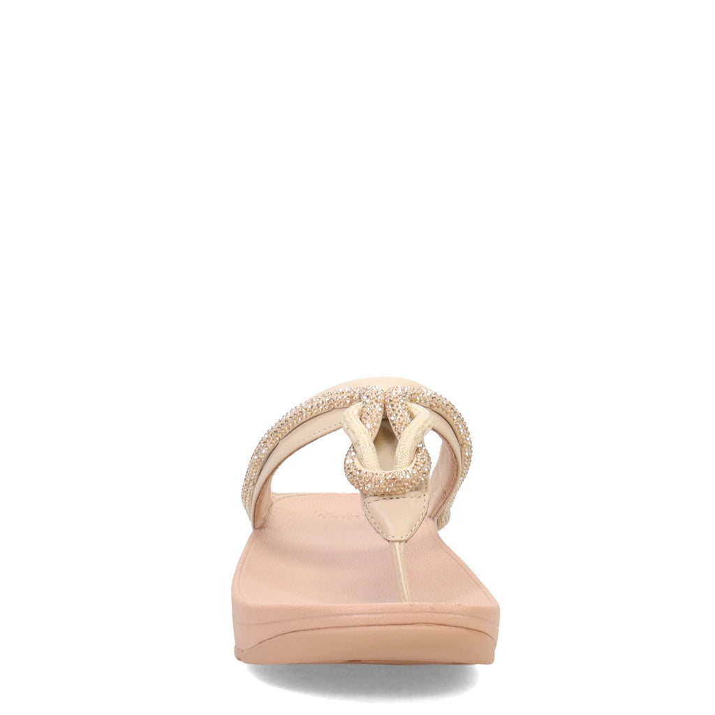 Women's FitFlop Fino Crystal Cord Sandal BEIGE FQ3-A20