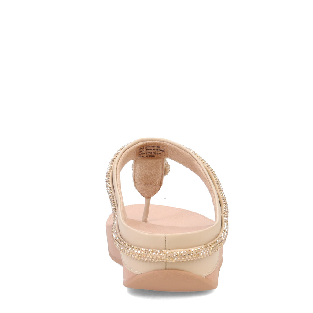 Women's FitFlop Fino Crystal Cord Sandal BEIGE FQ3-A20