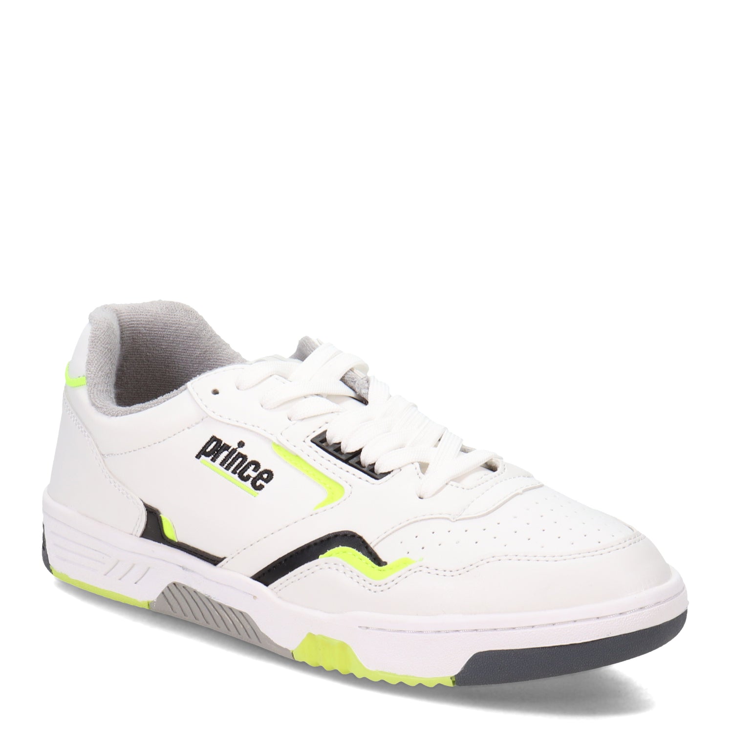 Peltz Shoes  Men's Prince FST 838 Sneaker WHITE LIME FST838-WNL