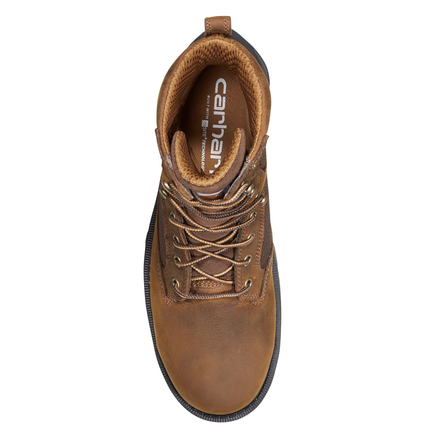Peltz Shoes  Men's Carhartt Ironwood WP 8in Soft Toe Boot BROWN FT8000-M