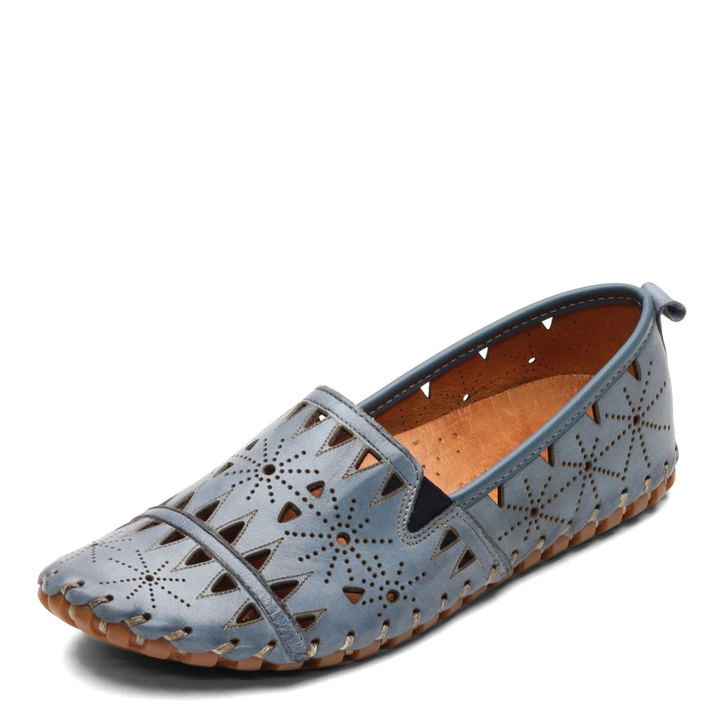 Women's Spring Step Fusaro Slip-On BLUE FUSARO-BLU