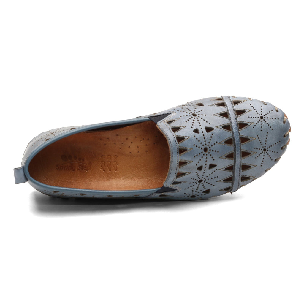 Women's Spring Step Fusaro Slip-On BLUE FUSARO-BLU