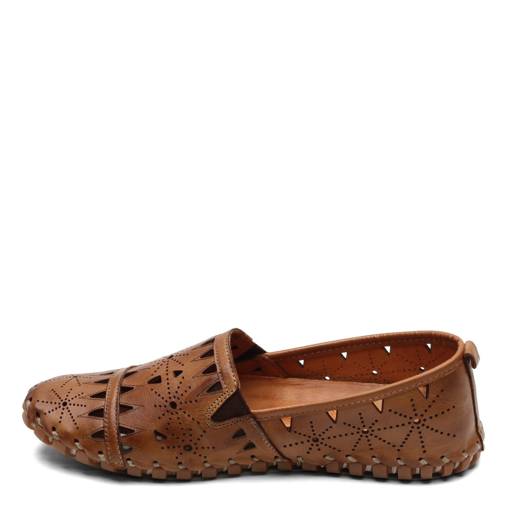 Women's Spring Step Fusaro Slip-On BROWN FUSARO-BR