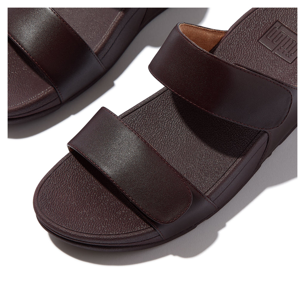 Women's FitFlop Lulu Adjustable Strap Slide Sandal PLUM FV6-C88