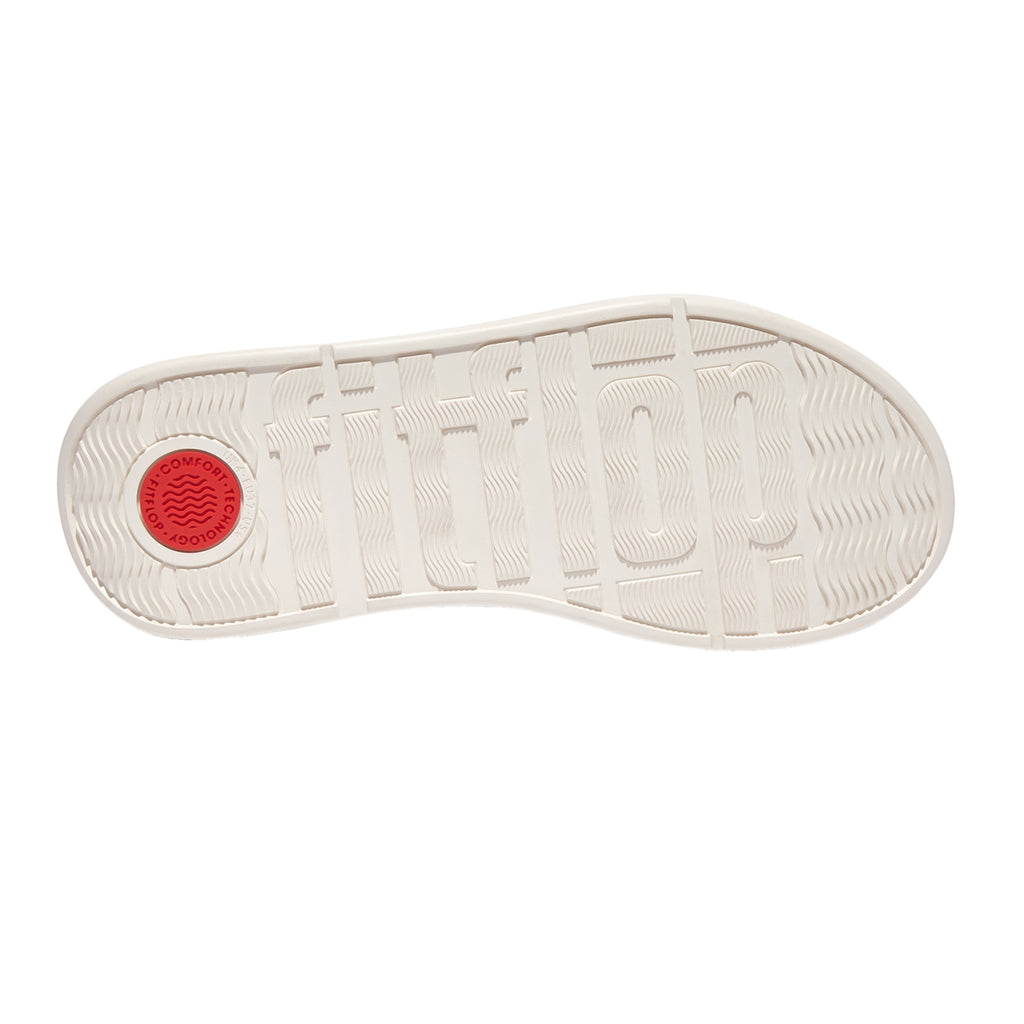 Women's FitFlop F-Mode Flatform Toe-Post Sandal CREAM FW4-477