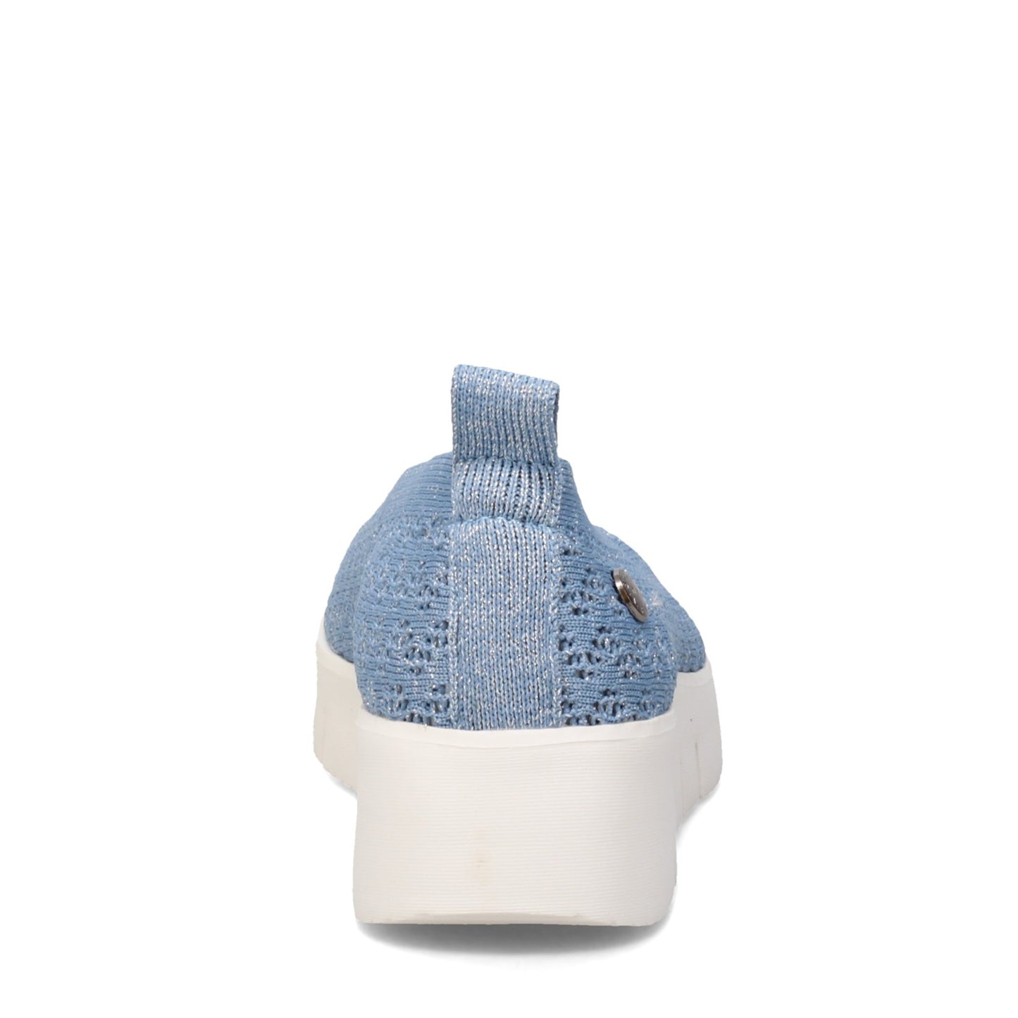 Peltz Shoes  Women's Bernie Mev FX Peony Slip-On BLUE FX PEONY BLUE