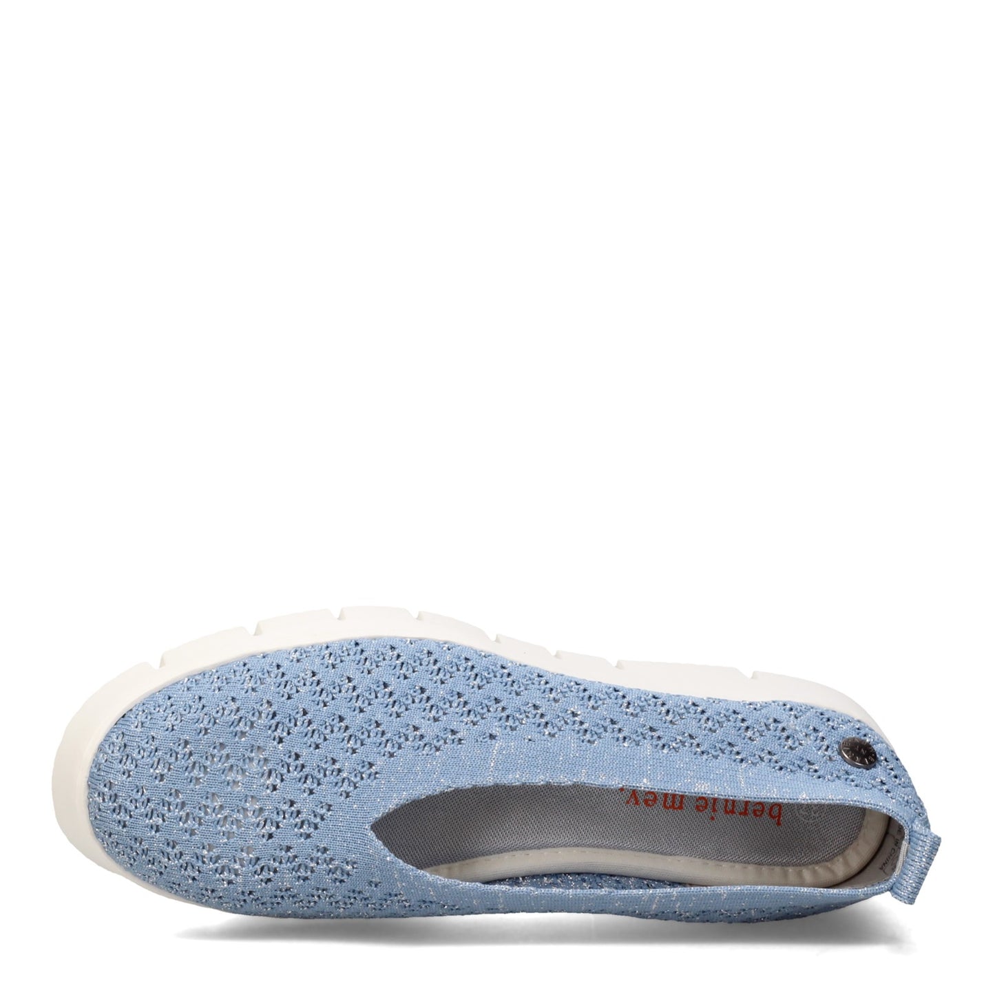 Peltz Shoes  Women's Bernie Mev FX Peony Slip-On BLUE FX PEONY BLUE