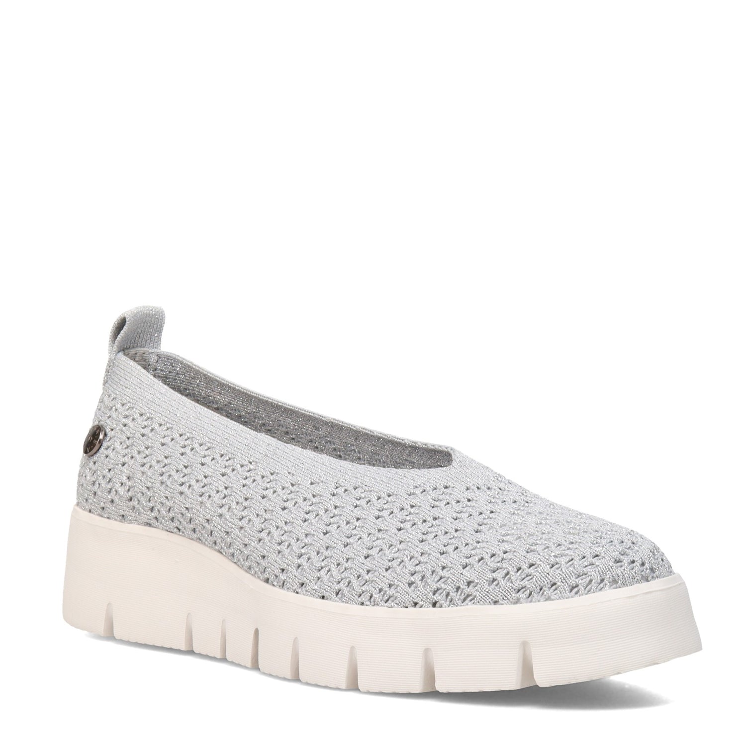 Peltz Shoes  Women's Bernie Mev FX Peony Slip-On GREY FX PEONY GREY