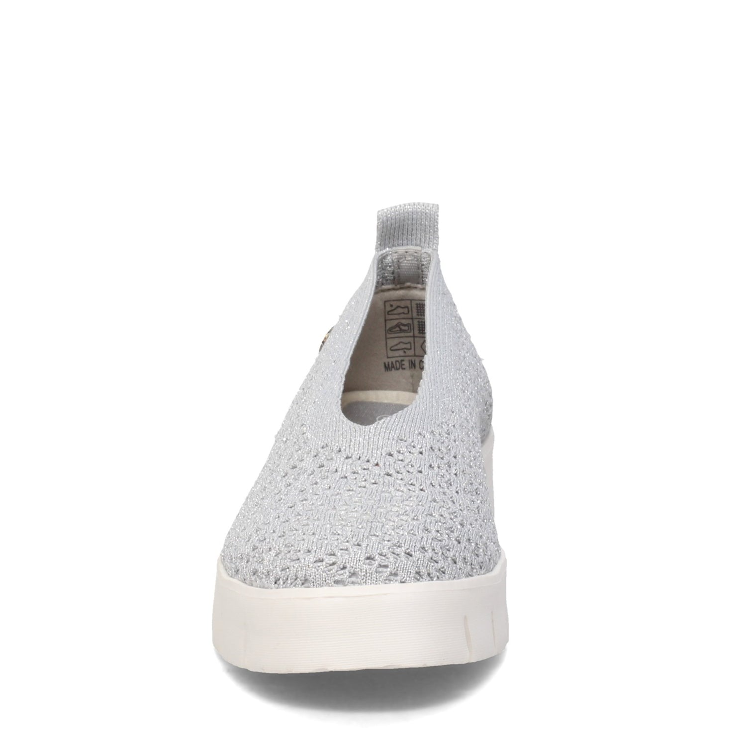 Peltz Shoes  Women's Bernie Mev FX Peony Slip-On GREY FX PEONY GREY