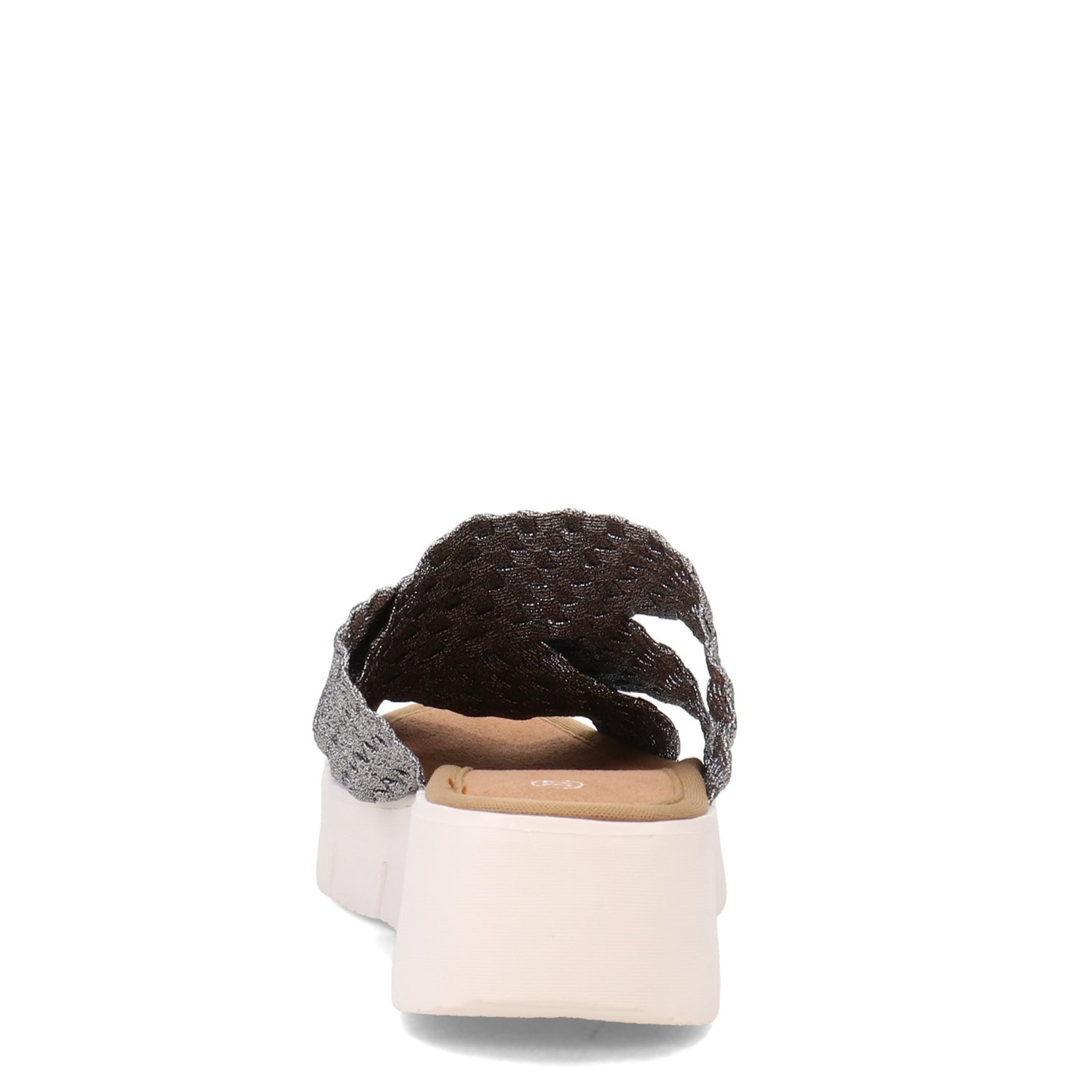 Peltz Shoes  Women's Bernie Mev Fx Thelma Sandal PEWTER FXTHELMA-PWTR