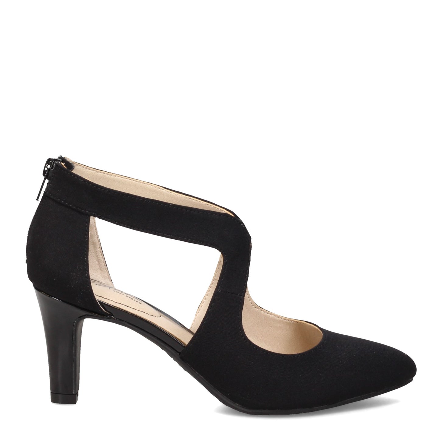 Peltz Shoes  Women's LifeStride Giovanna Pump Black Stretch G0661F2004