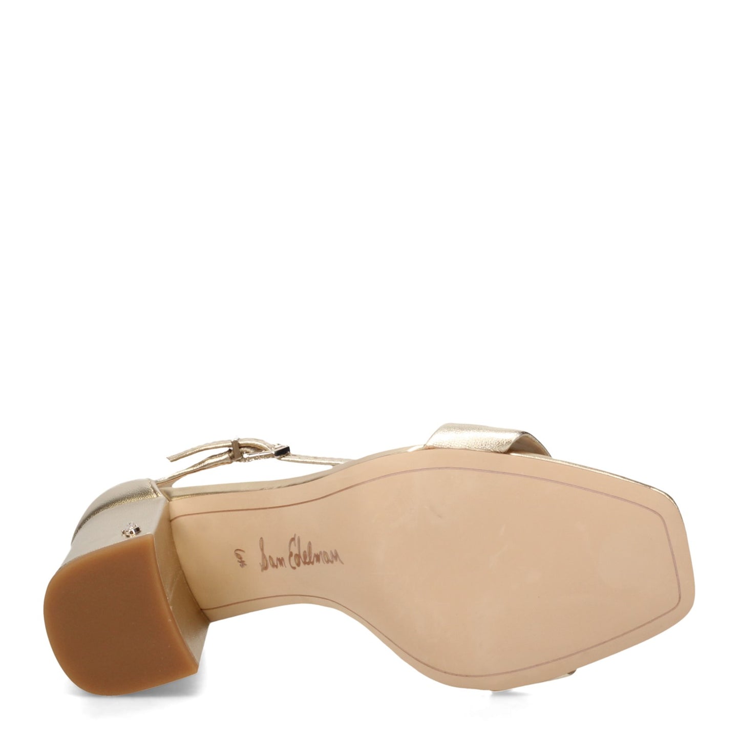 Peltz Shoes  Women's Sam Edelman Daniella Sandal GOLD G2191LB904
