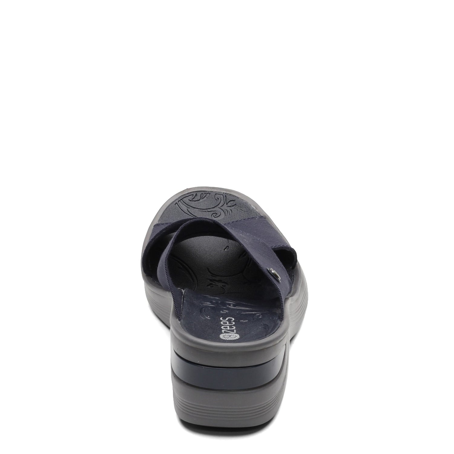 Peltz Shoes  Women's Bzees Desire Slide NAVY G2443F1400