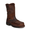 Peltz Shoes  Men's Georgia Boot Athens 10in Wellington Work Boot BROWN G4403