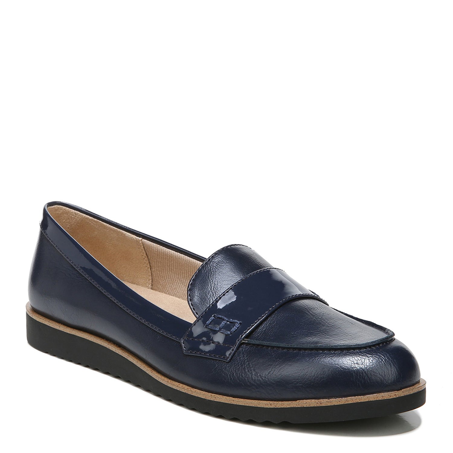 Peltz Shoes  Women's LifeStride Zee Loafer Navy G5283S1400