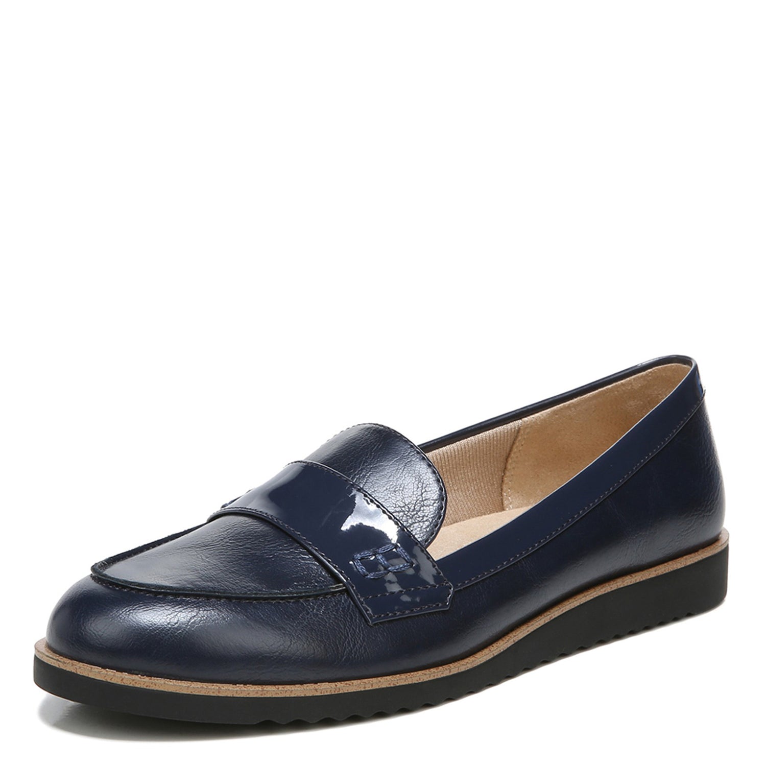 Peltz Shoes  Women's LifeStride Zee Loafer Navy G5283S1400