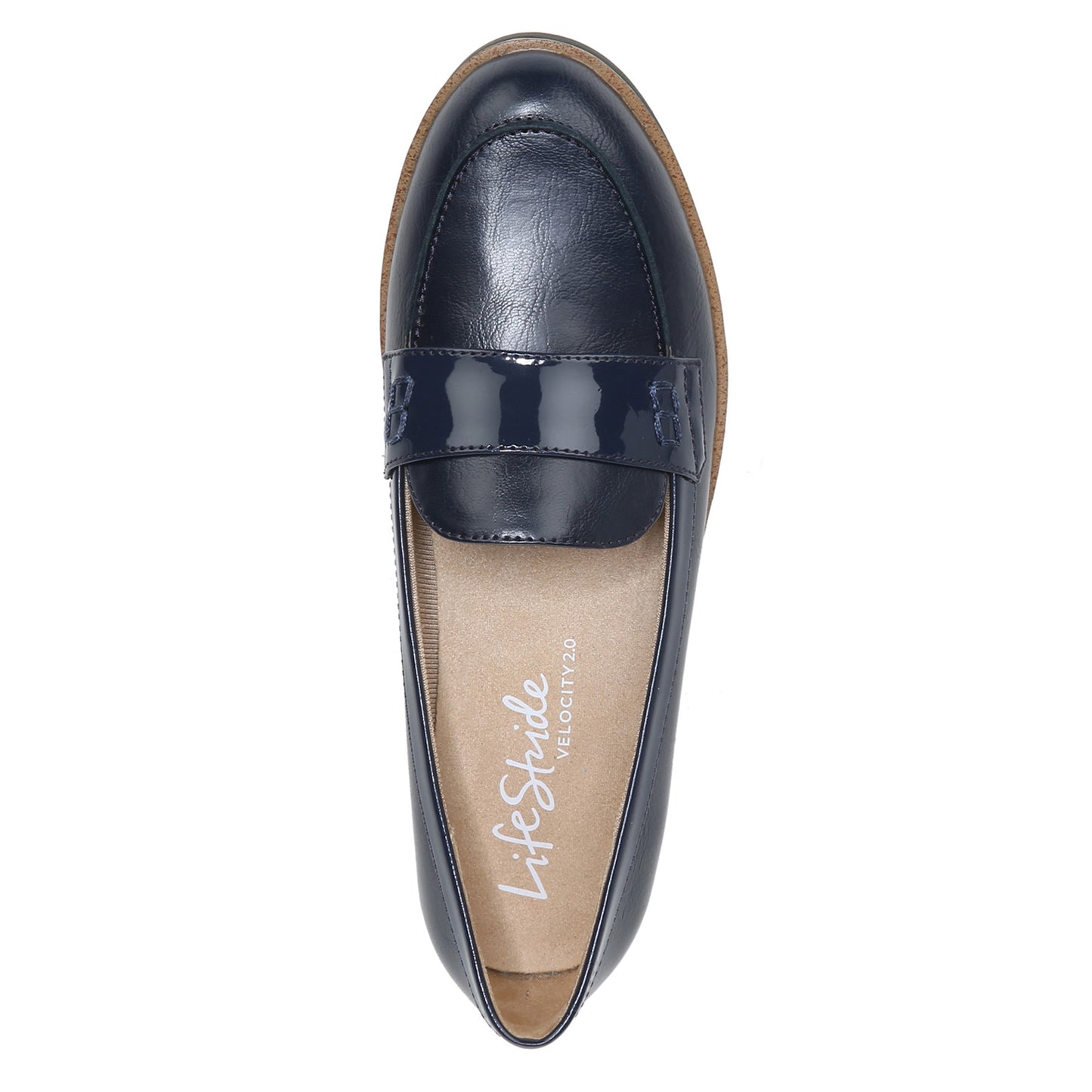 Peltz Shoes  Women's LifeStride Zee Loafer Navy G5283S1400