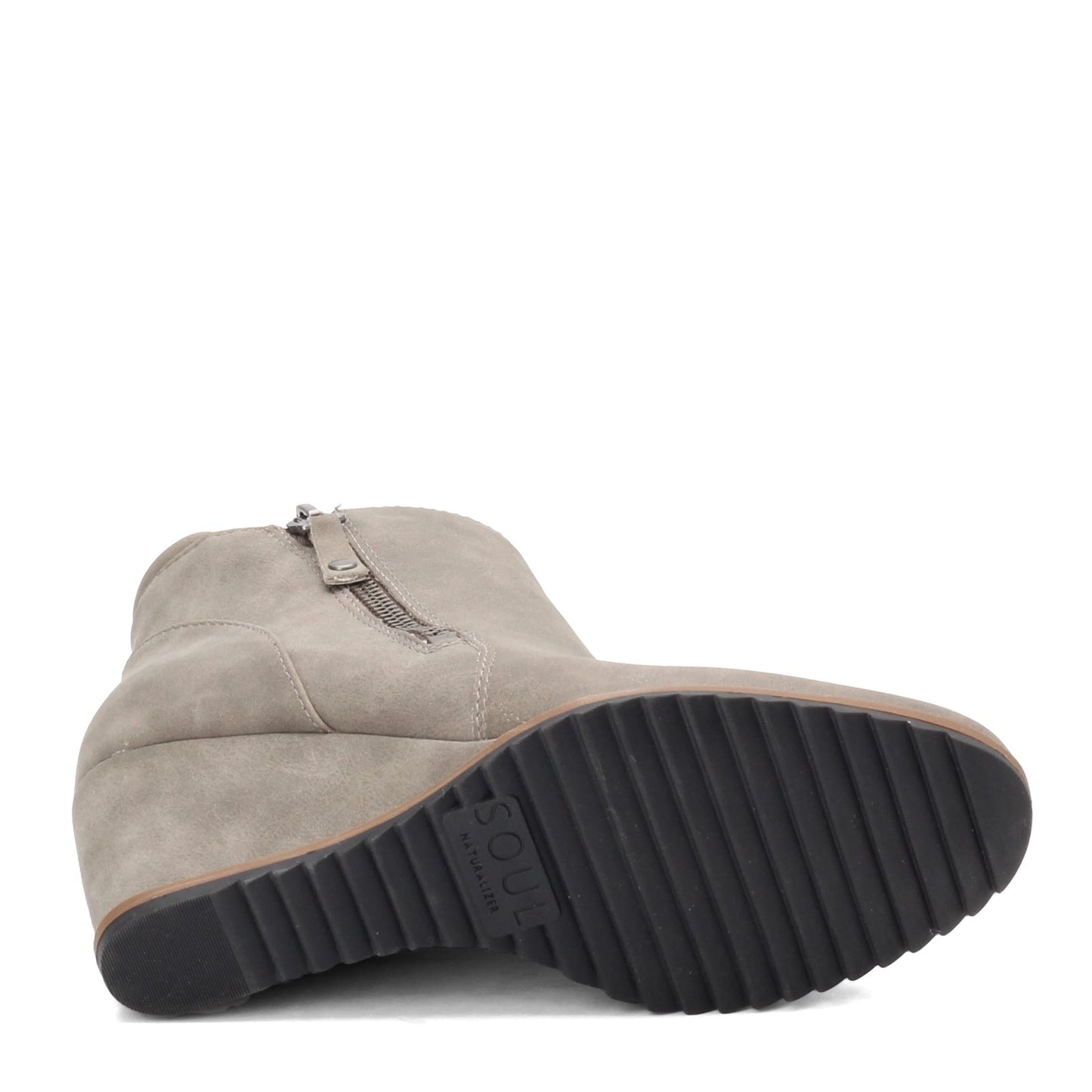 Peltz Shoes  Women's SOUL Naturalizer Haley Boot LIGHT GREY G5352S0020