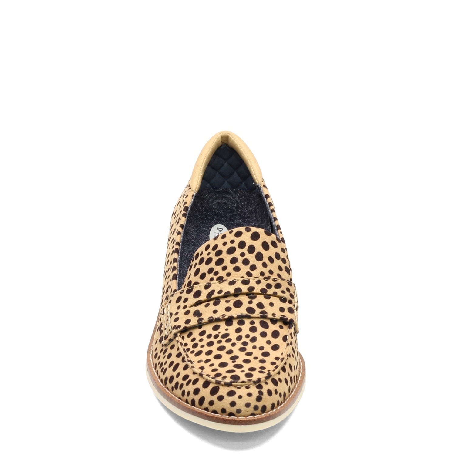 Peltz Shoes  Women's Dr Scholls Cypress Loafer TAN BLACK G7721F2201