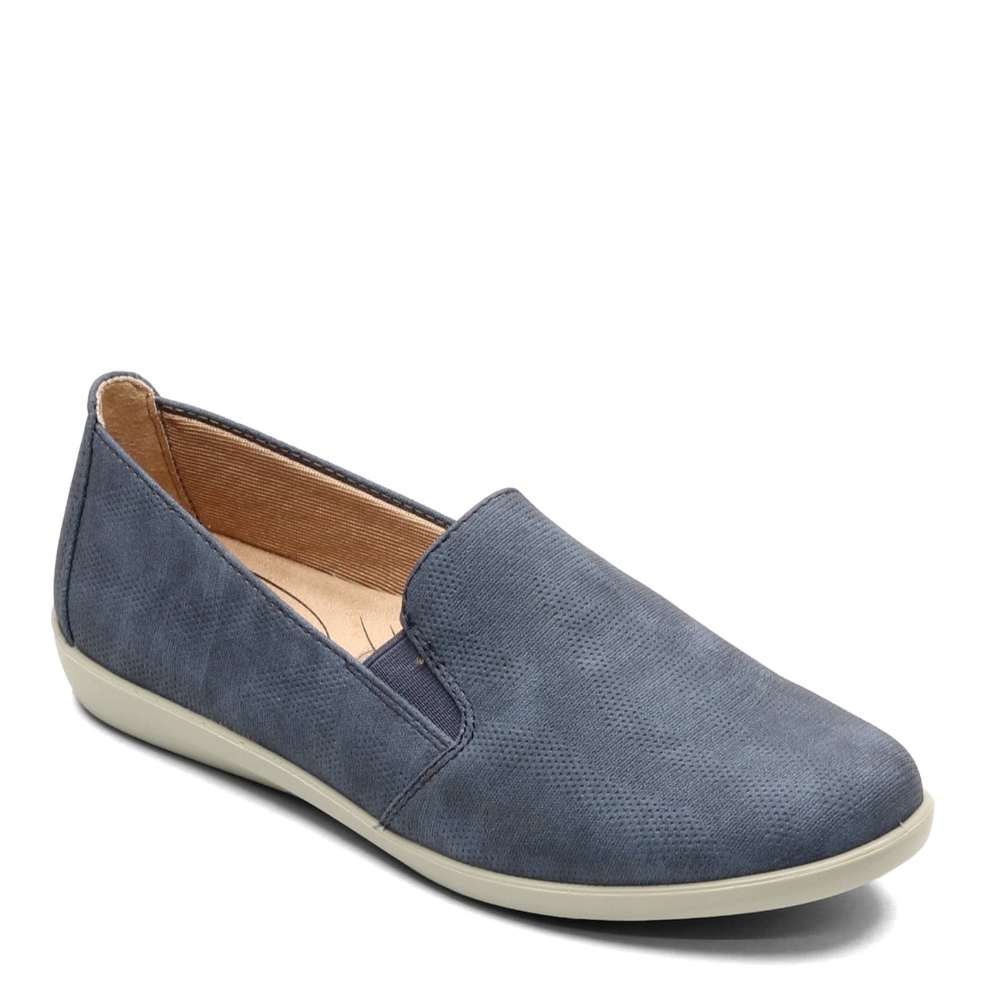Peltz Shoes  Women's Lifestride Neon Slip-On Navy G7893S1400