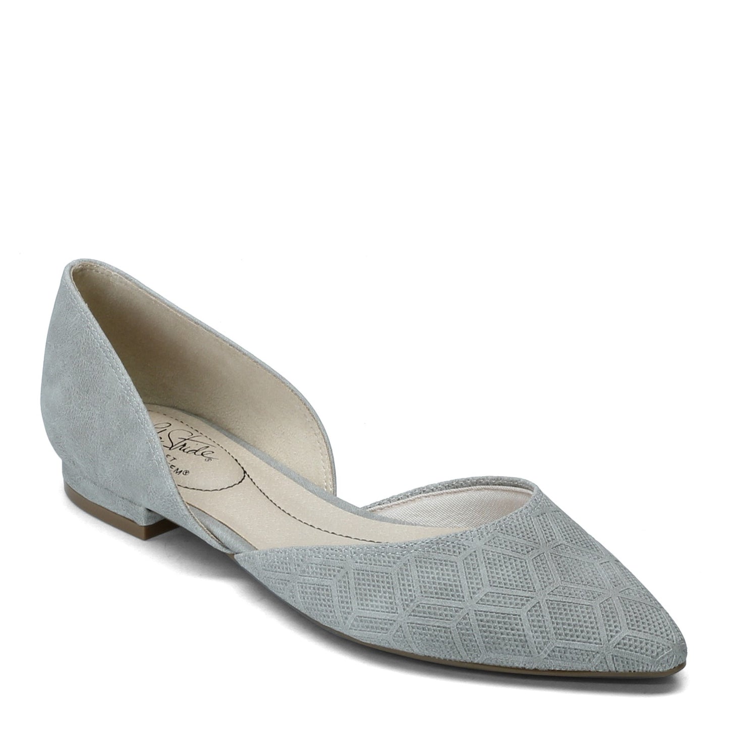 Peltz Shoes  Women's LifeStride Retta Flat Grey G7899S4020