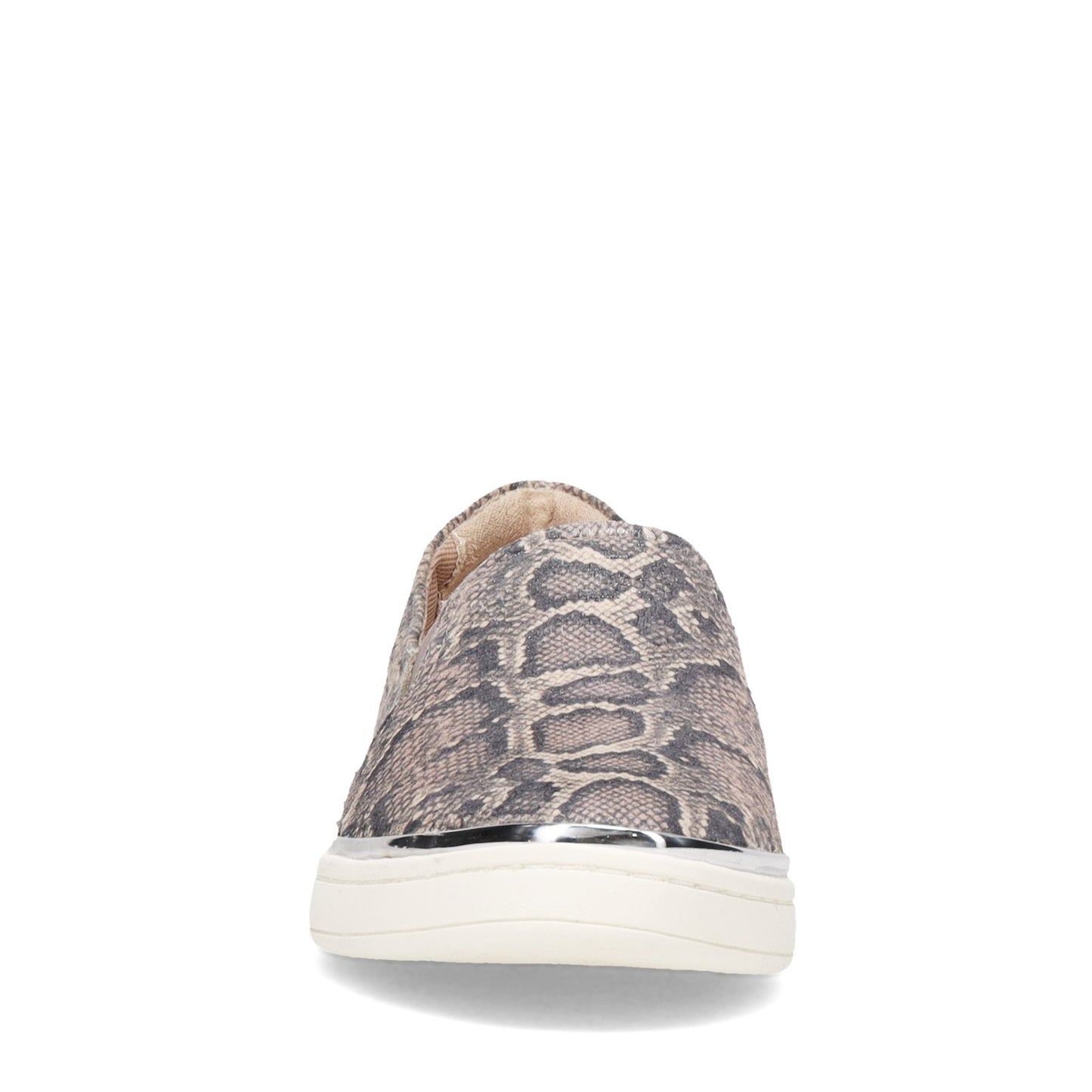 Peltz Shoes  Women's Naturalizer Zola Slip-On PEWTER SNAKE G8653L1100