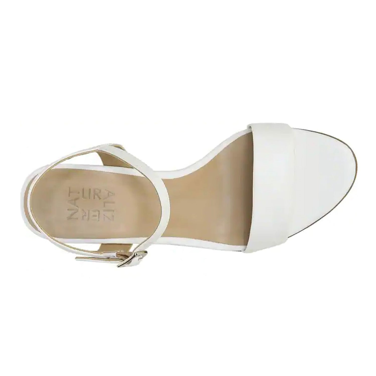 Peltz Shoes  Women's Naturalizer Bristol Sandal WHITE G8660S2101
