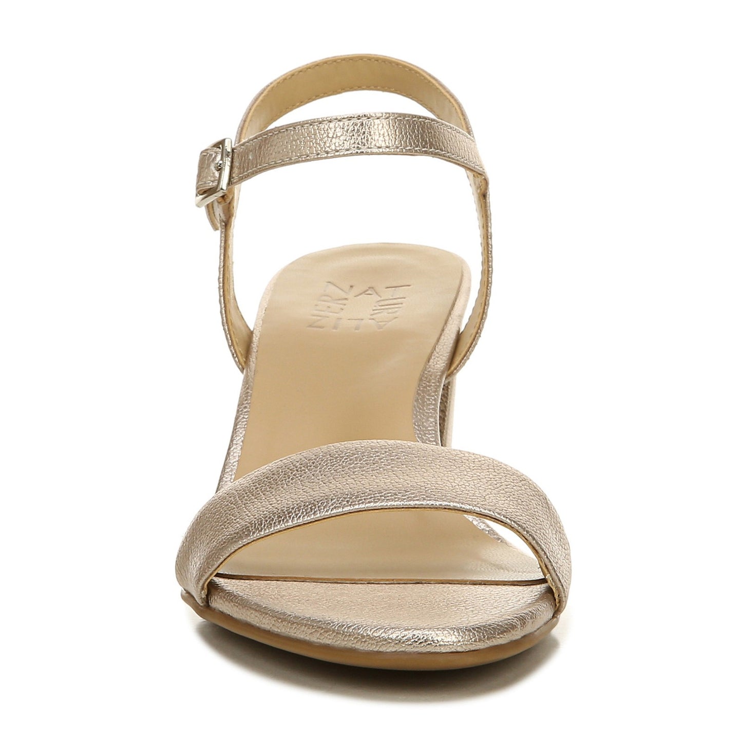 Peltz Shoes  Women's Naturalizer Bristol Sandal SILVER G8660S7254