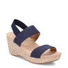 Peltz Shoes  Women's LifeStride Delta Sandal Navy G9467S1400