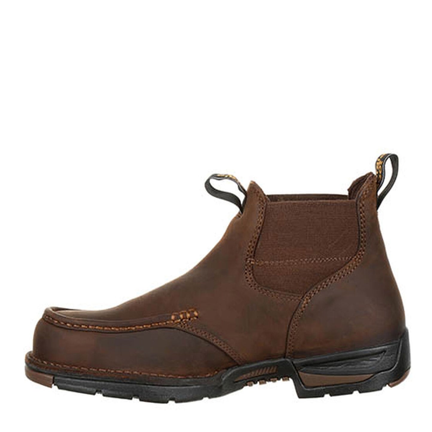 Peltz Shoes  Men's Georgia Boot Athens Chelsea Waterproof Boot BROWN GB00156