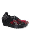 Peltz Shoes  Women's Bernie Mev Gem Slip-On BURGUNDY MULTI GEM BURG COMB