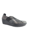 Peltz Shoes  Women's Bernie Mev Gem Slip-On PEWTER MULTI GEM PEWCOMB